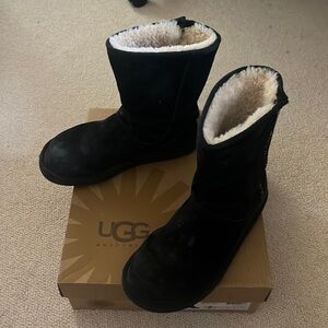 UGG Black Suede Boots